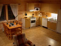 Kj&oslash;kkenkroken sett fra sofa